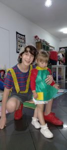 Artistas: Isabella Amondarain y Francisco Amondarain Edad: 2 años Mamá: Adriana Belmonte Sector: Boletera Línea D
